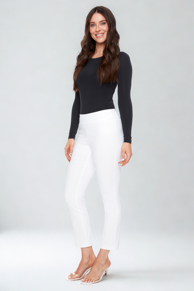 Dream Slim Ankle Pants, 28" White Dream Pants