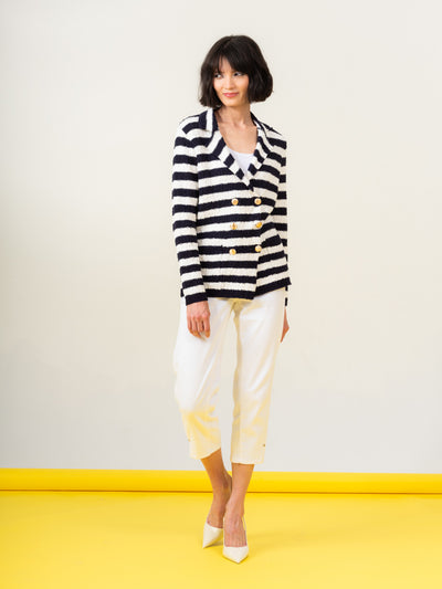 Striped Cardigan Elena Wang