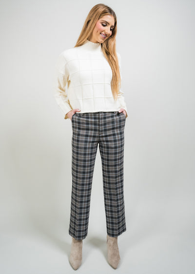 Elise Plaid 28" Ankle Trouser Lisette L