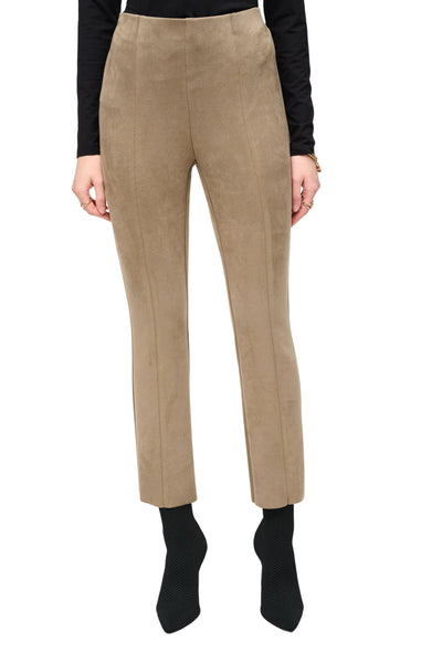 Scuba Suede Flared Pants Joseph Ribkoff