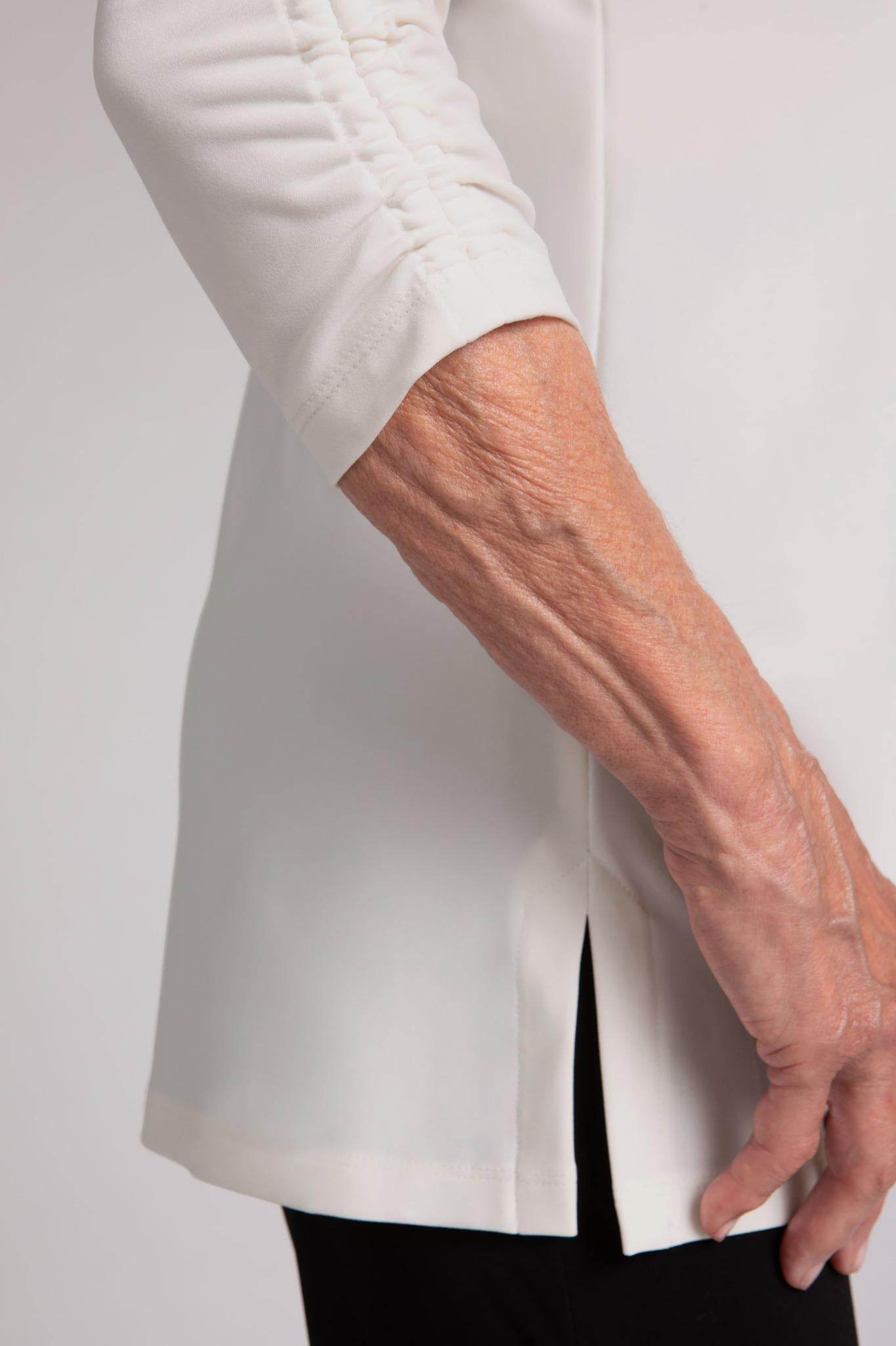 Revelry Top with Rusched Sleeve - Dream Pants