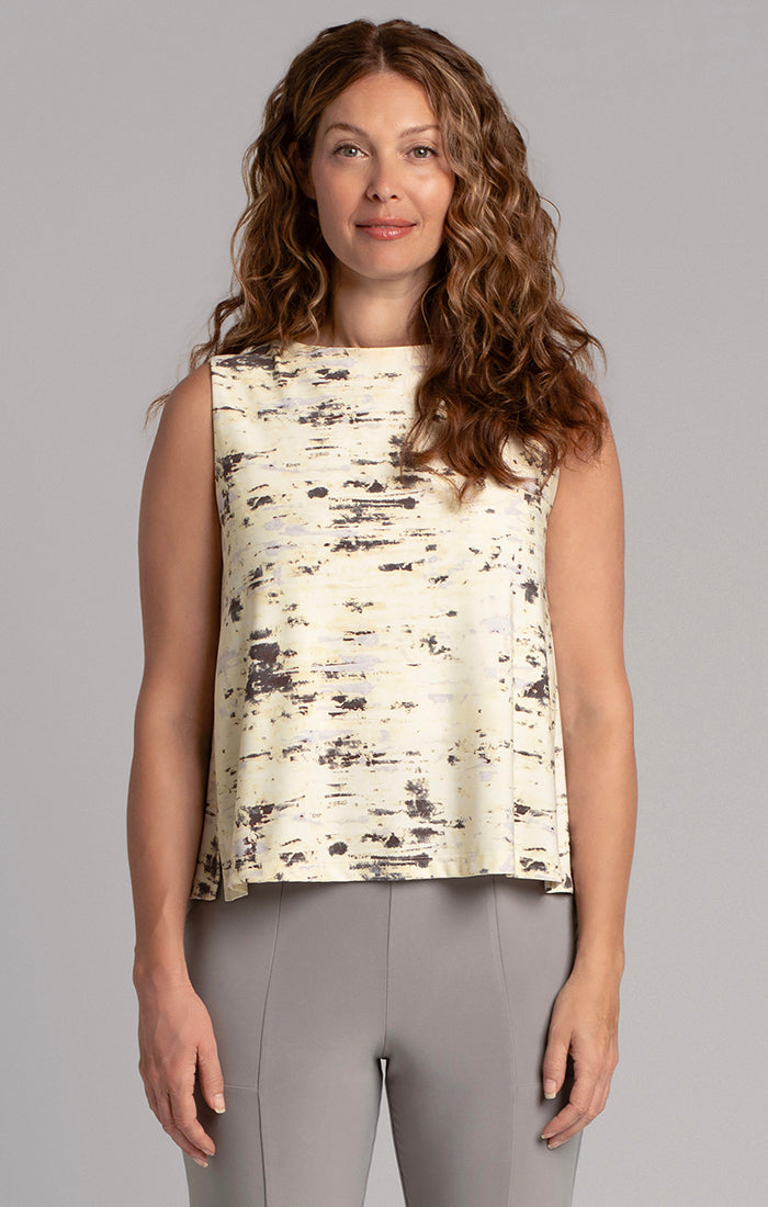 Flared Shell Top Print Sympli