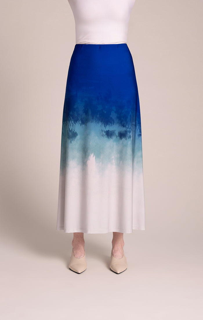 Essential A-Line Skirt, Placement Print Sympli