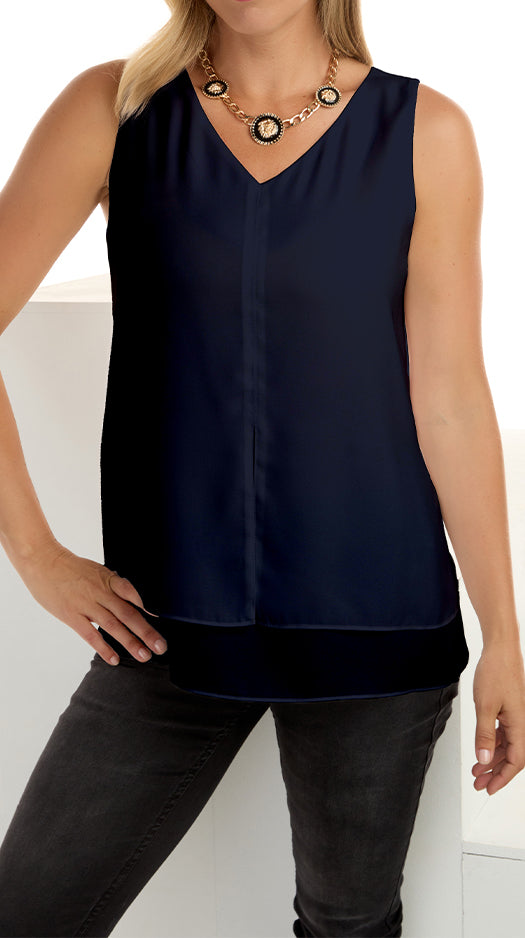 Basic Sleeveless Cami Top Frank Lyman