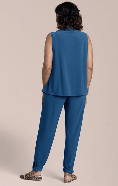 Sleeveless Echo Mock Neck Top Sympli