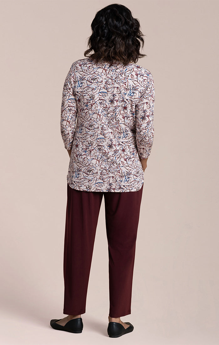 Go To Classic T Relax, 3/4 Sleeves Print Sympli