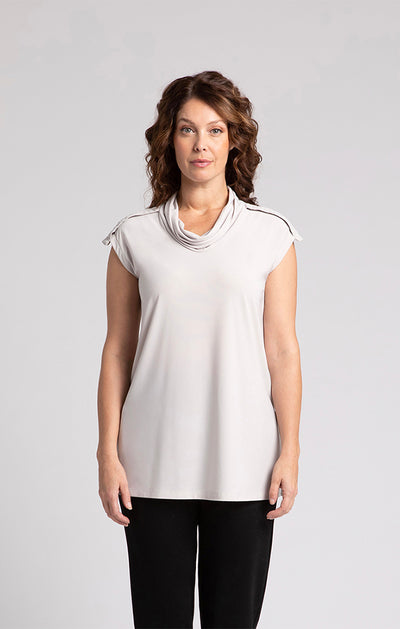 Sympli Convoy Sleeveless Funnel Top 