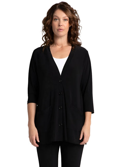 Sympli Classic Button Cardigan 