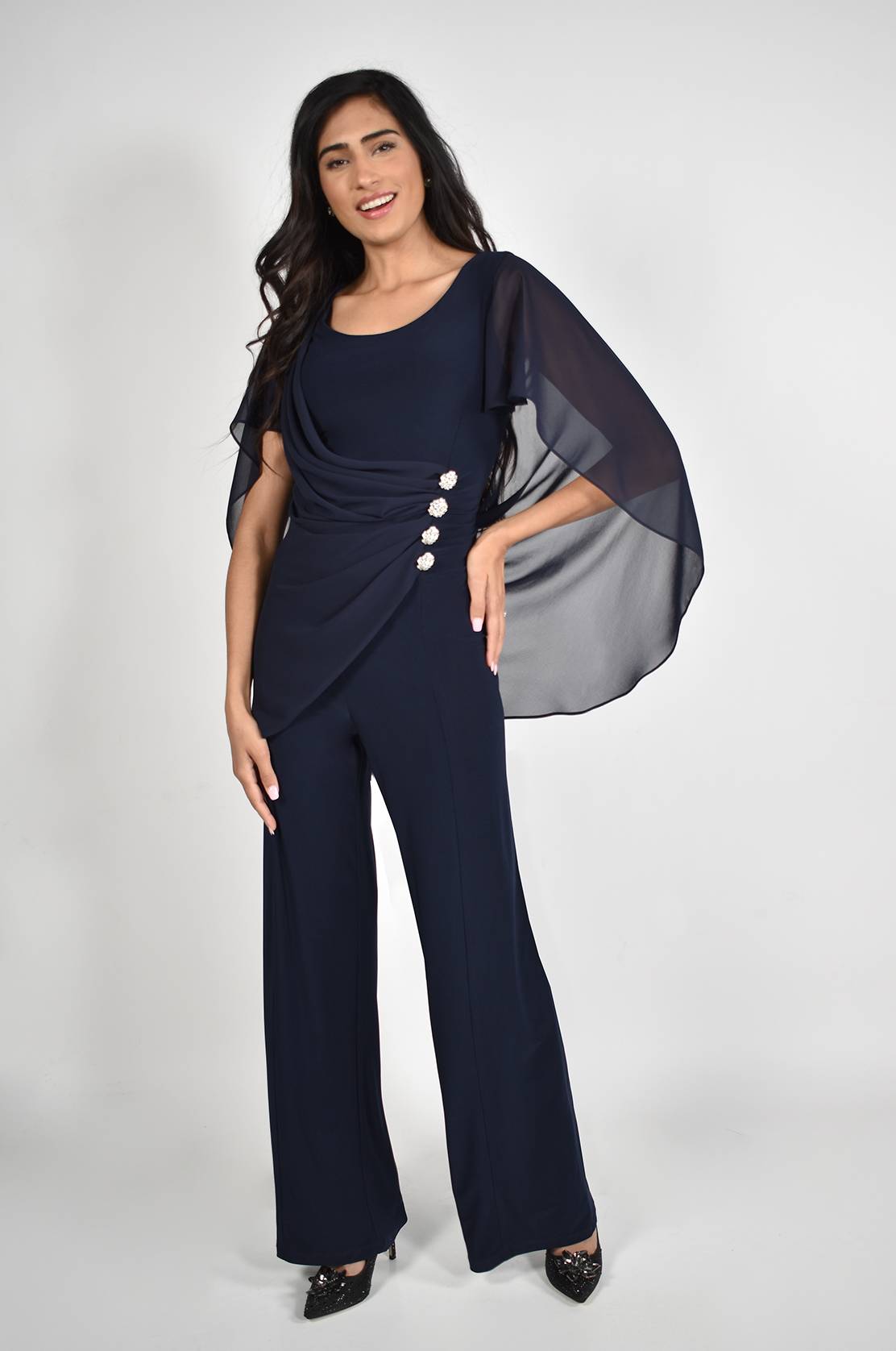 Frank Lyman Flowy Jumpsuit 