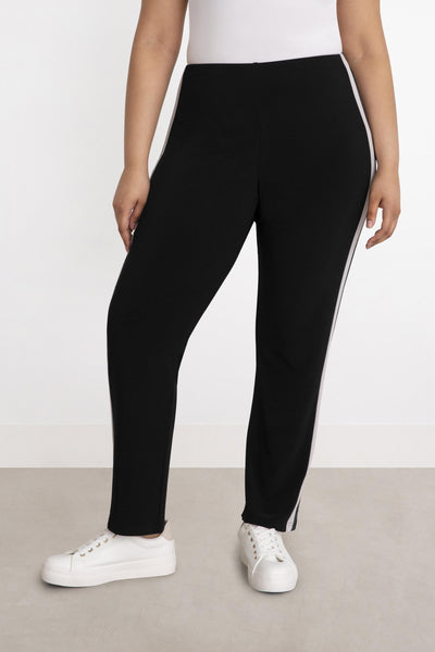 Sympli Underline Narrow Pants Style 27245 Color Black 