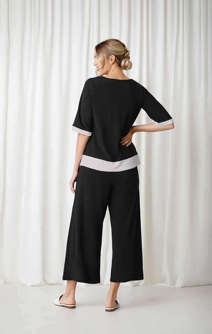 Sympli Motion Trim Top 3/4 Sleeve Style 22248-4 